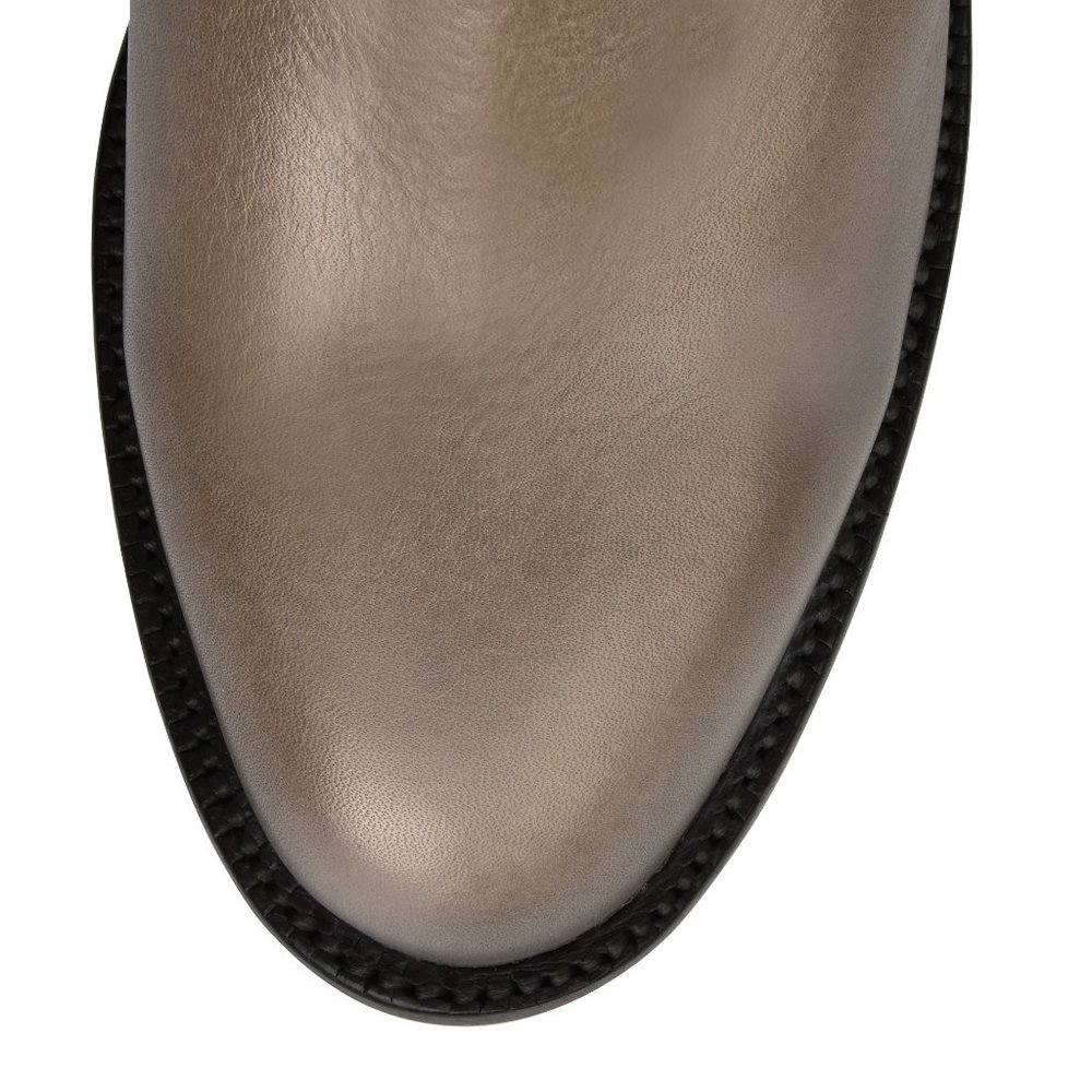 Lucchese Sharon Suede Tassel Riding Boot, Grey - Picture 5 of 7